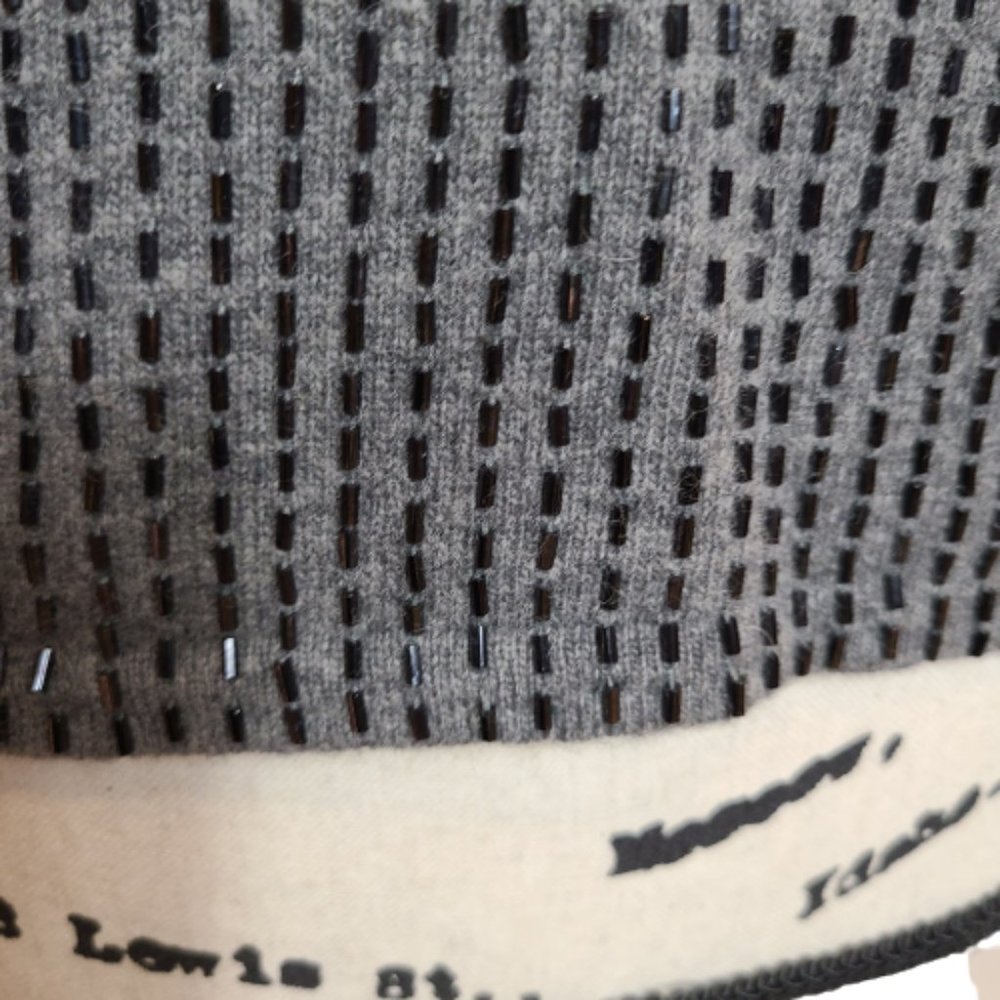 Ralph Lauren Beaded Merino Wool Blouse - Picture 6 of 11